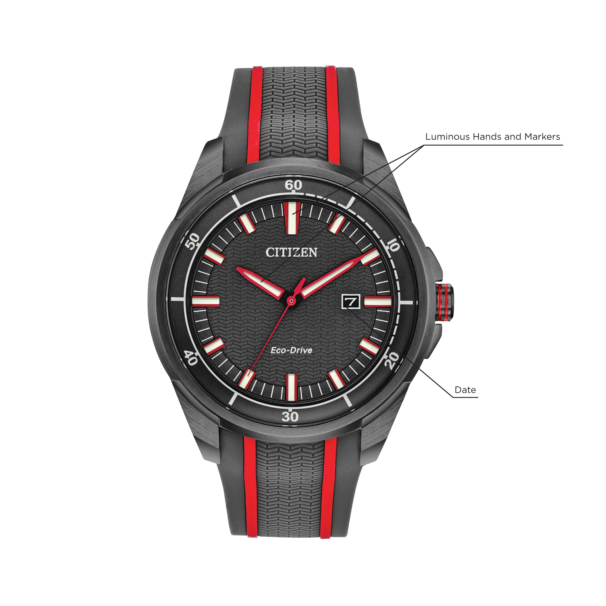 Citizen AR Men's Eco-Drive Grey Stainless Steel Watch | CITIZEN